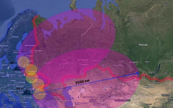 Американские ракеты теперь долетят до Сибири